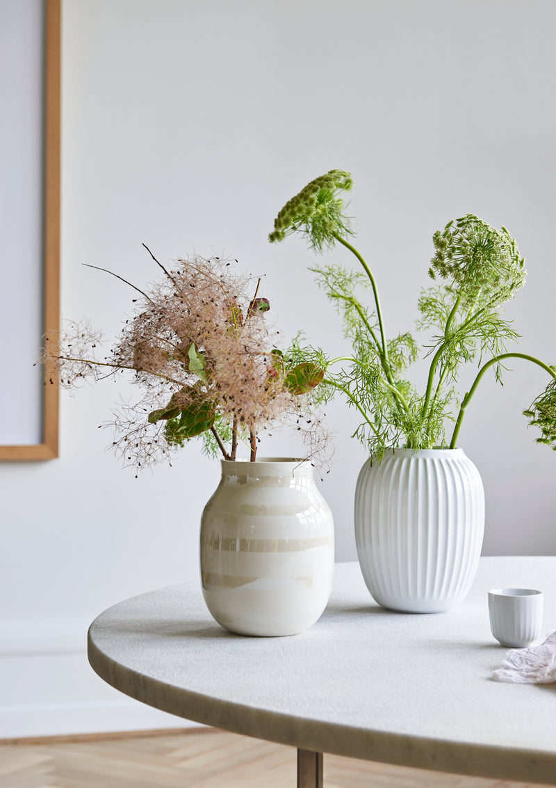 Omaggio Vase - Mother of Pearl - Kähler - Vases - 6.3