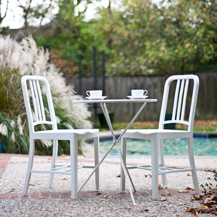 111 Navy Chair - Emeco - Chairs - Snow - HORNE