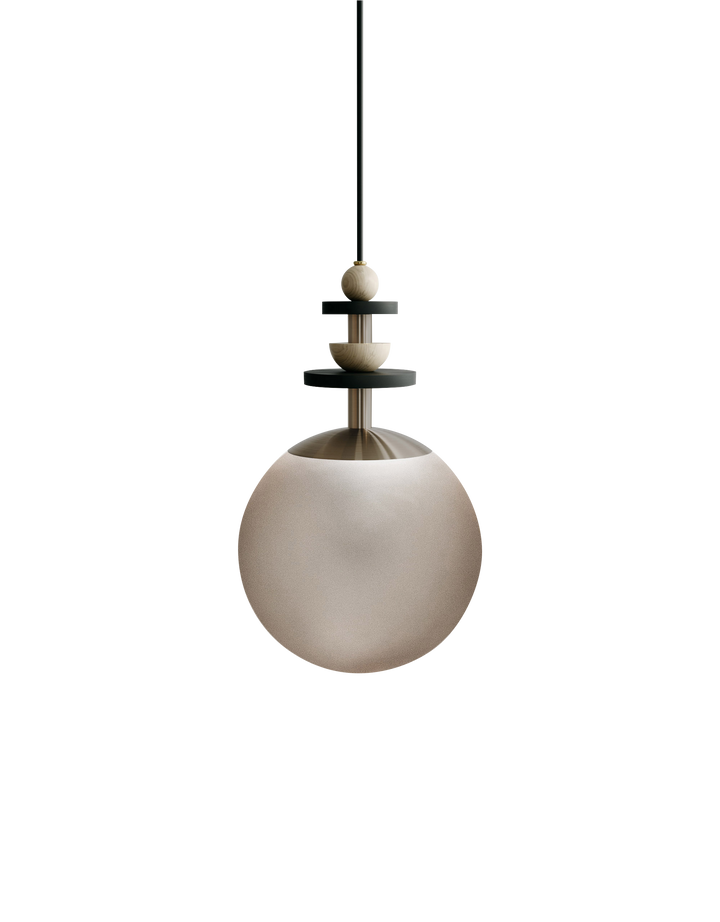 Maru Pendant - Antique Brass