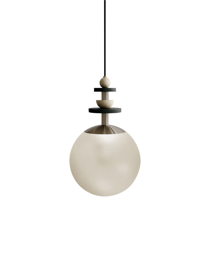 Maru Pendant - Antique Brass