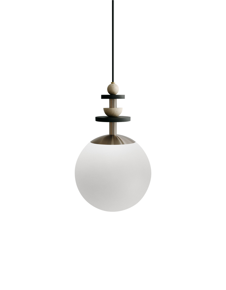 Maru Pendant - Antique Brass