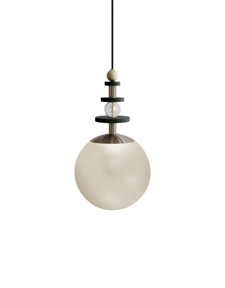 Maru Pendant - Antique Brass