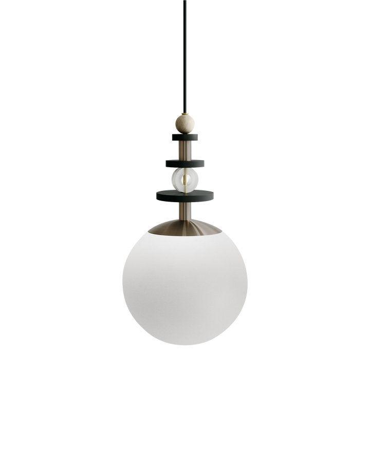 Maru Pendant - Antique Brass