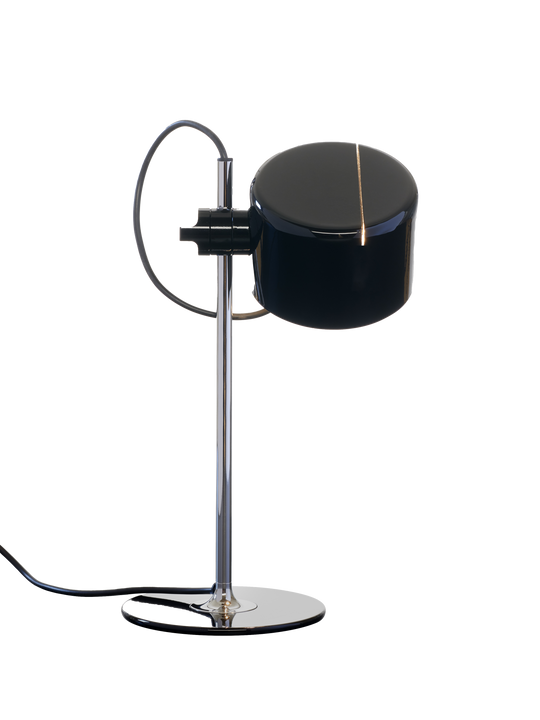 Mini Coupé Table Lamp - Oluce - Table + Task - Lacquered Black - HORNE