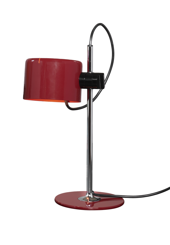 Mini Coupé Table Lamp - Oluce - Table + Task - Scarlet Red - HORNE