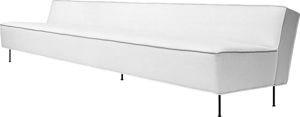 Modern Line Sofa - 118.1"W - Gubi - Sofas - Black Matte - Gabriel Tempt - 60152 - HORNE