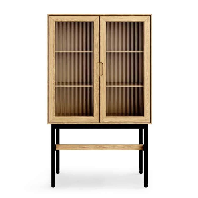 Munro Vitrine - Gus* Modern - Shelving - White Oak - HORNE