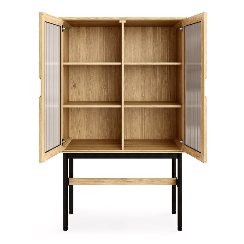 Munro Vitrine - Gus* Modern - Shelving - White Oak - HORNE