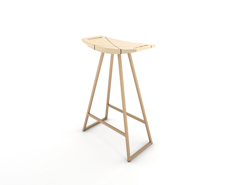 Roberts Counter Stool - Tronk - Stools + Benches + Ottomans - Walnut - Green - HORNE