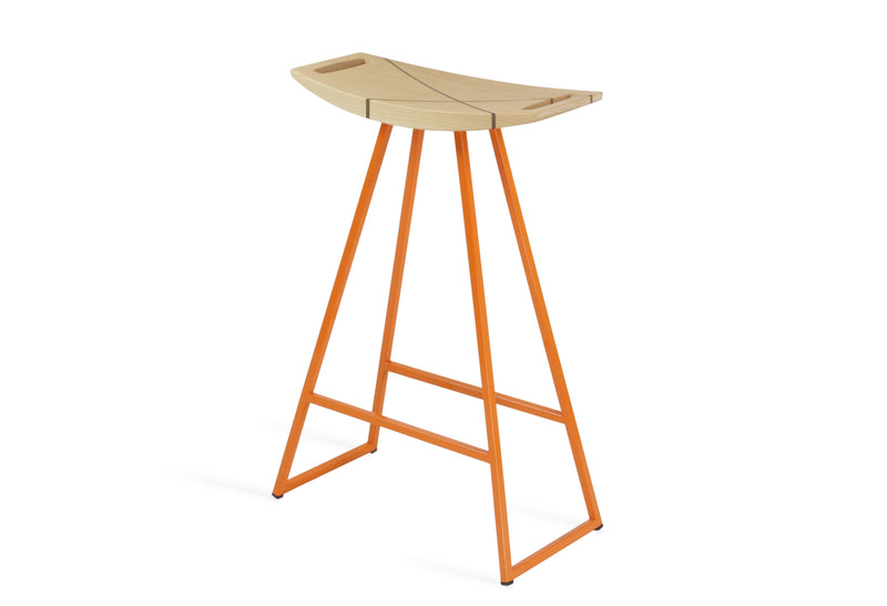 Roberts Counter Stool - Tronk - Stools + Benches + Ottomans - Walnut - Green - HORNE