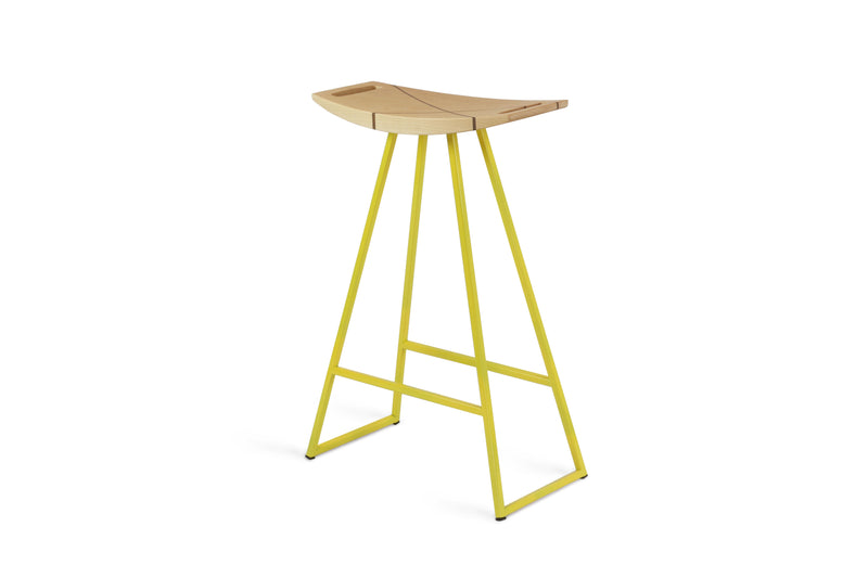 Roberts Counter Stool - Tronk - Stools + Benches + Ottomans - Walnut - Green - HORNE