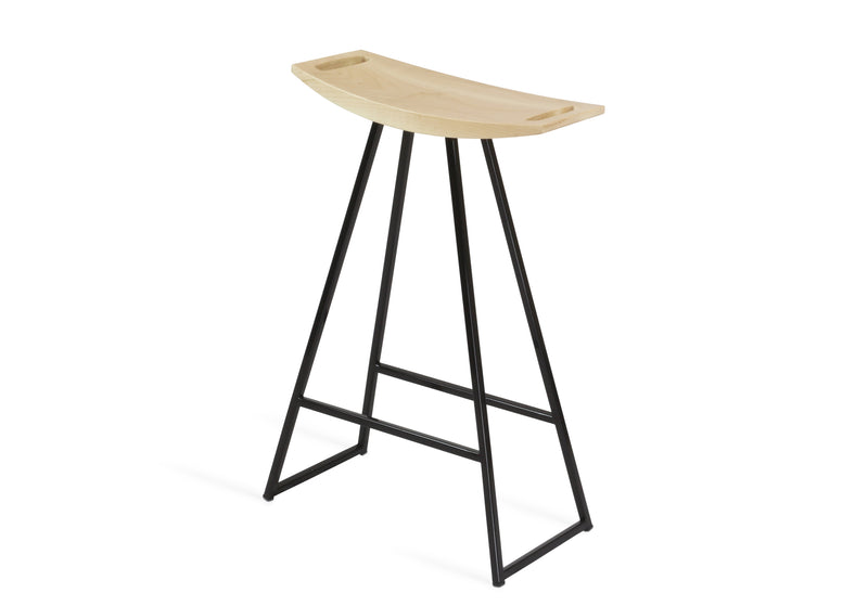 Roberts Counter Stool - Tronk - Stools + Benches + Ottomans - Walnut - Green - HORNE