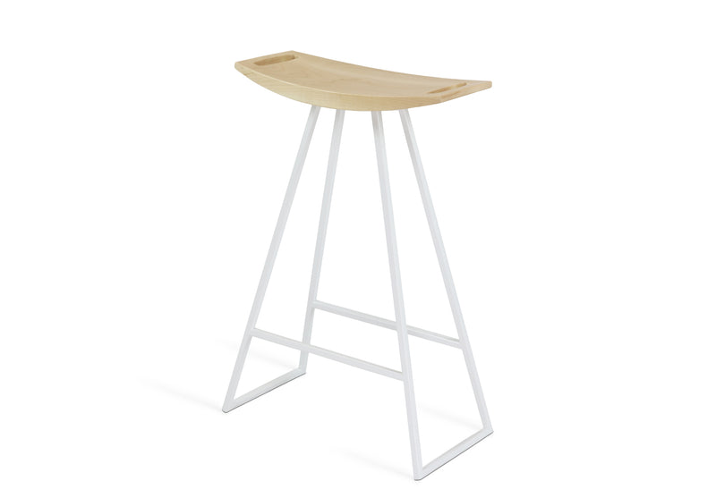 Roberts Counter Stool - Tronk - Stools + Benches + Ottomans - Walnut - Green - HORNE