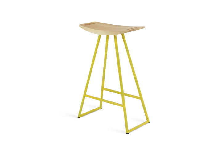 Roberts Counter Stool - Tronk - Stools + Benches + Ottomans - Maple - Yellow - HORNE