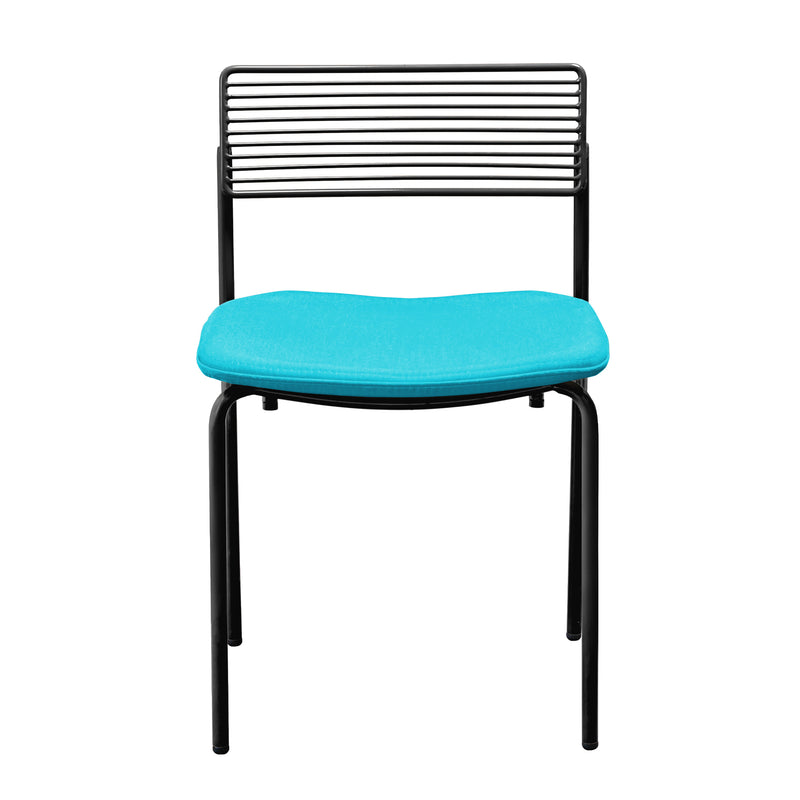 The Rachel Chair - Set of 2 - Bend Goods - Chairs - Black - Add Teal Seat Pad - HORNE