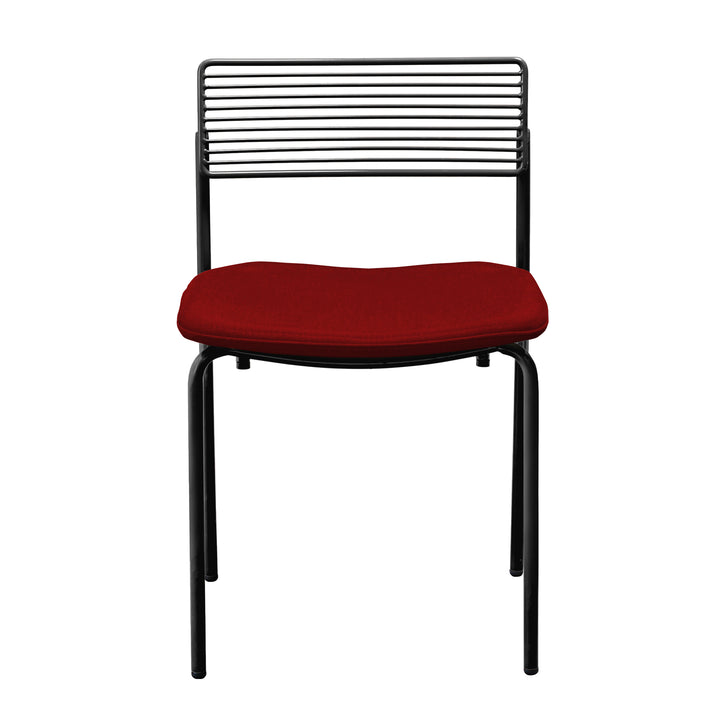 The Rachel Chair - Set of 2 - Bend Goods - Chairs - Black - Add Burgundy Seat Pad - HORNE