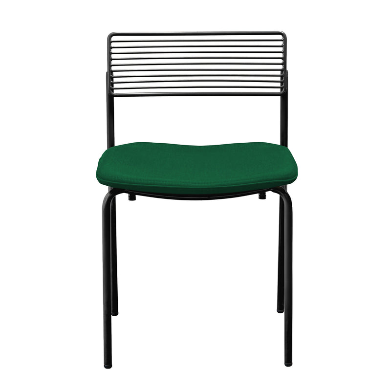 The Rachel Chair - Set of 2 - Bend Goods - Chairs - Black - Add Teal Seat Pad - HORNE