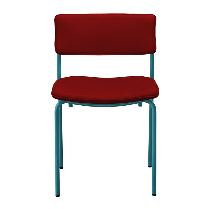 The Rachel Chair - Set of 2 - Bend Goods - Chairs - Peacock Blue - Add Burgundy Bikini Pad - HORNE