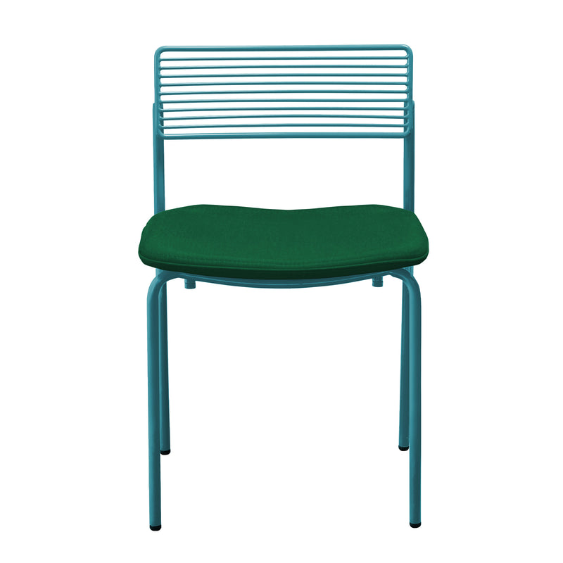 The Rachel Chair - Set of 2 - Bend Goods - Chairs - Black - Add Teal Seat Pad - HORNE