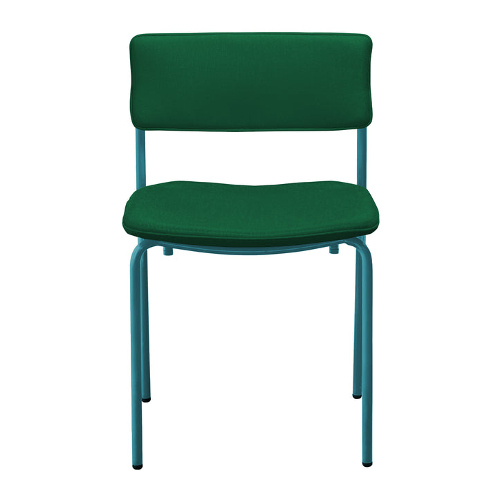 The Rachel Chair - Set of 2 - Bend Goods - Chairs - Peacock Blue - Add Forest Green Bikini Pad - HORNE