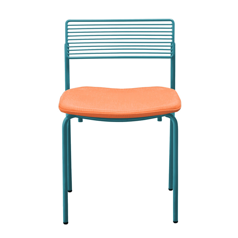 The Rachel Chair - Set of 2 - Bend Goods - Chairs - Black - Add Teal Seat Pad - HORNE