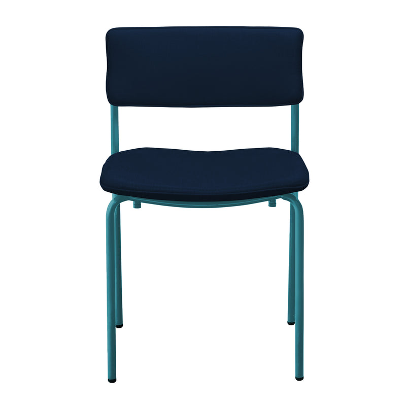 The Rachel Chair - Set of 2 - Bend Goods - Chairs - Black - Add Teal Seat Pad - HORNE