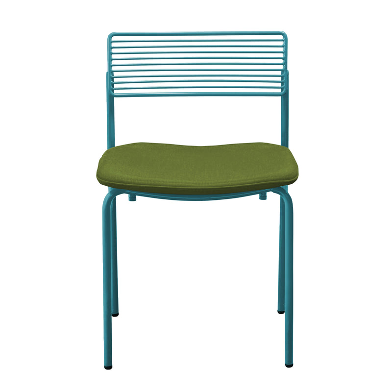 The Rachel Chair - Set of 2 - Bend Goods - Chairs - Black - Add Teal Seat Pad - HORNE