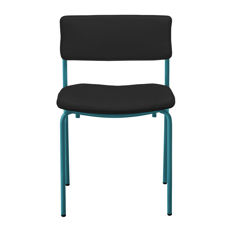 The Rachel Chair - Set of 2 - Bend Goods - Chairs - Black - Add Teal Seat Pad - HORNE