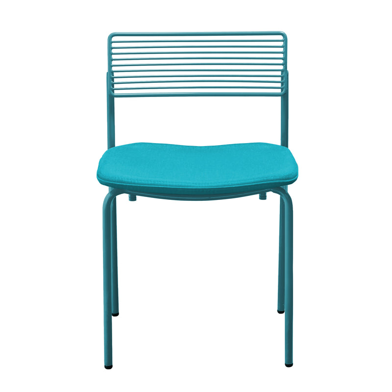 The Rachel Chair - Set of 2 - Bend Goods - Chairs - Black - Add Teal Seat Pad - HORNE