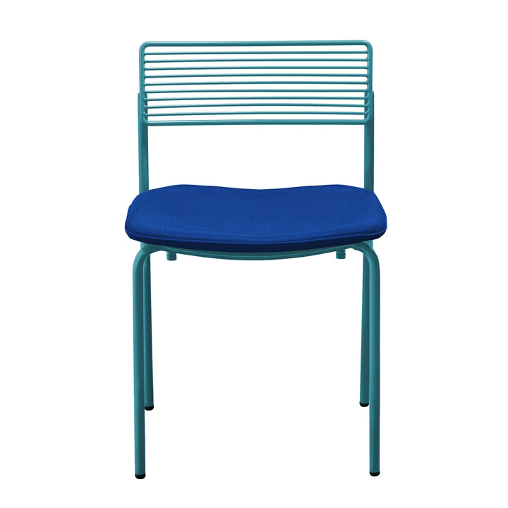 The Rachel Chair - Set of 2 - Bend Goods - Chairs - Peacock Blue - Add True Blue Seat Pad - HORNE