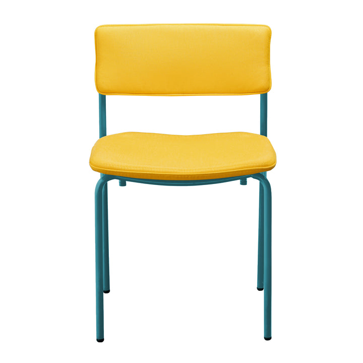 The Rachel Chair - Set of 2 - Bend Goods - Chairs - Peacock Blue - Add Yellow Bikini Pad - HORNE