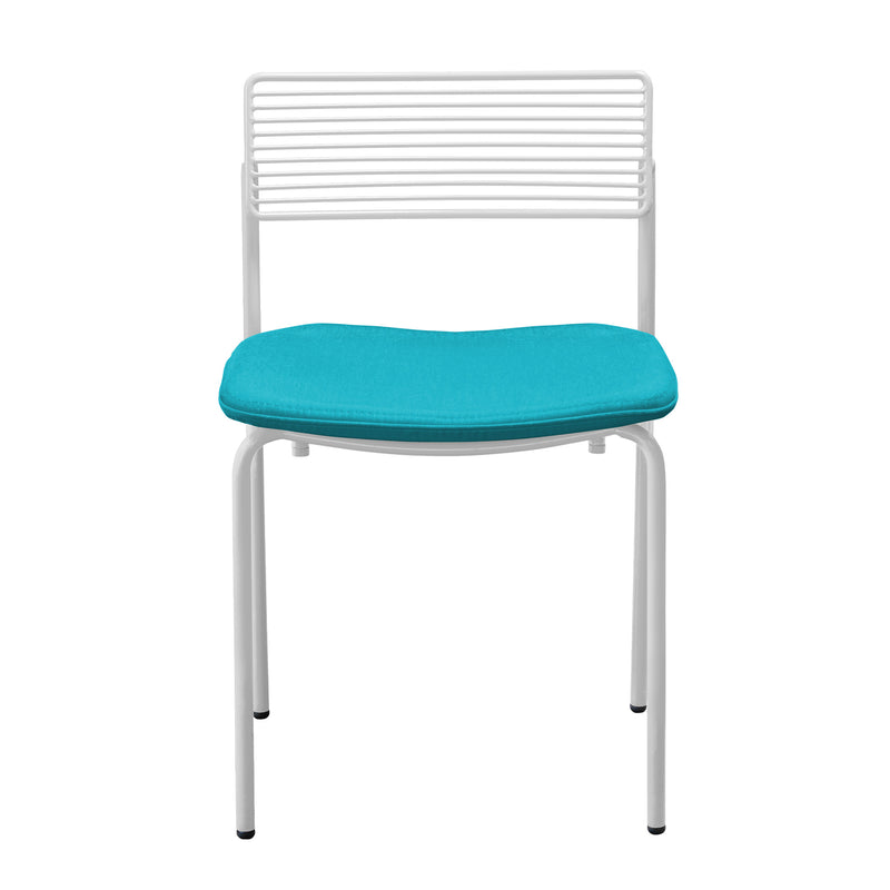 The Rachel Chair - Set of 2 - Bend Goods - Chairs - Black - Add Teal Seat Pad - HORNE