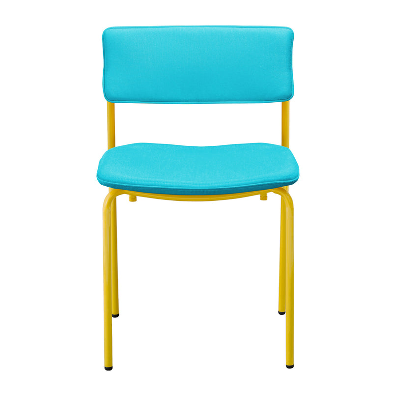 The Rachel Chair - Set of 2 - Bend Goods - Chairs - Black - Add Teal Seat Pad - HORNE