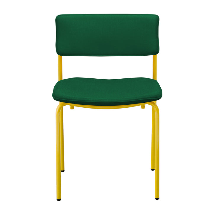 The Rachel Chair - Set of 2 - Bend Goods - Chairs - Yellow - Add Forest Green Bikini Pad - HORNE