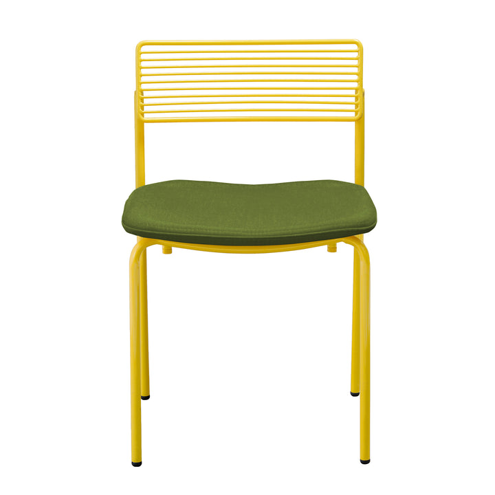 The Rachel Chair - Set of 2 - Bend Goods - Chairs - Yellow - Add Palm Seat Pad - HORNE