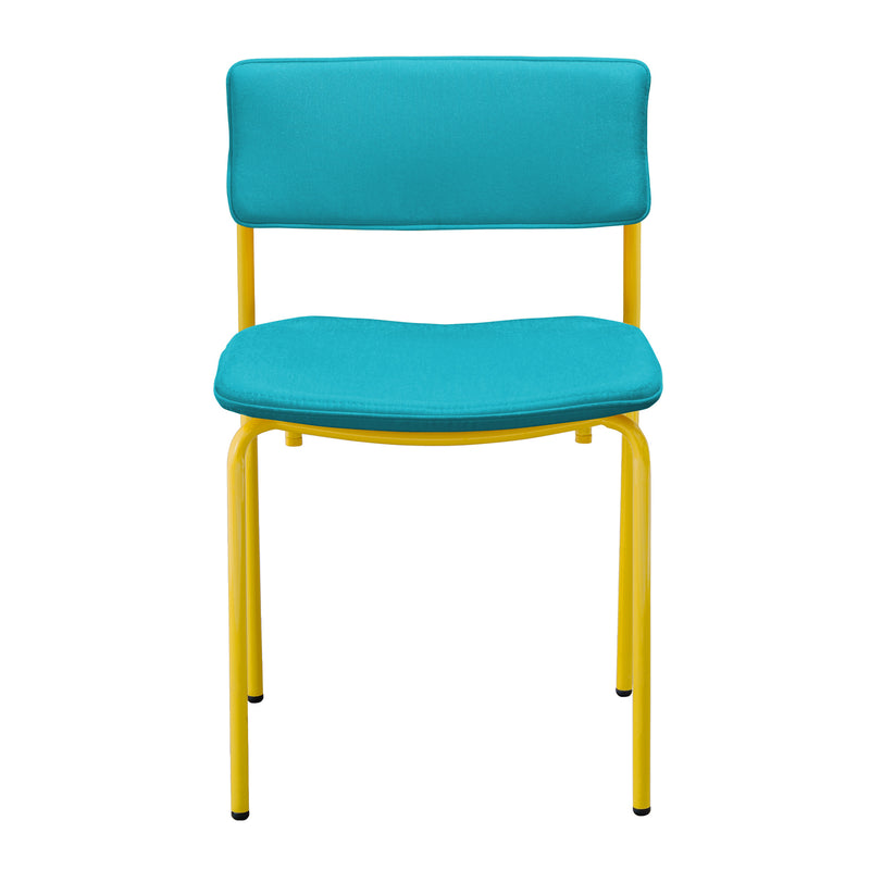 The Rachel Chair - Set of 2 - Bend Goods - Chairs - Black - Add Teal Seat Pad - HORNE