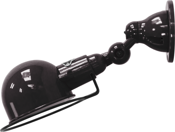 Signal Wall Sconce - SI300 - Glossy Finish - Jielde - Wall Sconces - No Switch - Black - RAL9011 - HORNE