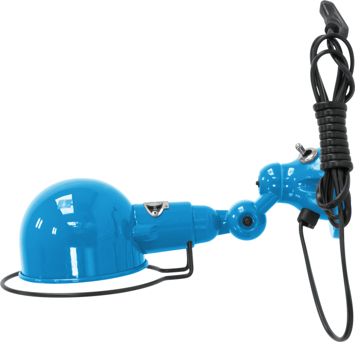 Signal Wall Sconce - SI300 - Glossy Finish - Jielde - Wall Sconces - With Plug & Cord - Blue - RAL5012 - HORNE