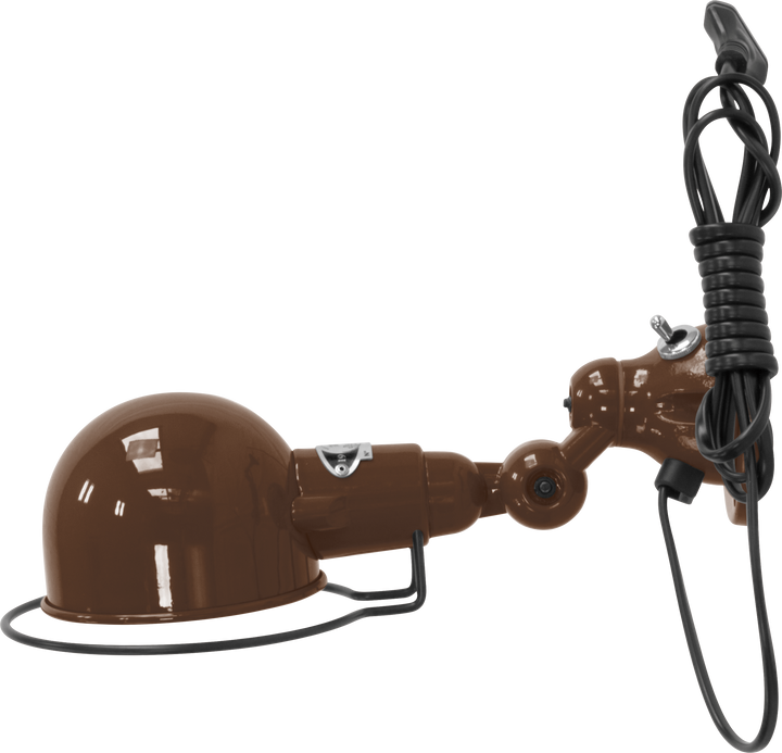 Signal Wall Sconce - SI300 - Glossy Finish - Jielde - Wall Sconces - With Plug & Cord - Chocolate - RAL8017 - HORNE