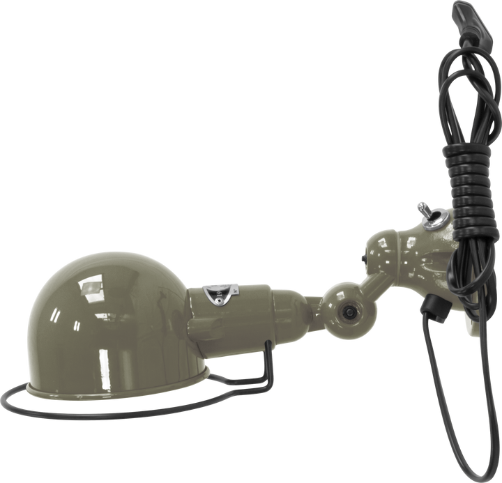 Signal Wall Sconce - SI300 - Glossy Finish - Jielde - Wall Sconces - With Plug & Cord - Khaki - RAL7002 - HORNE