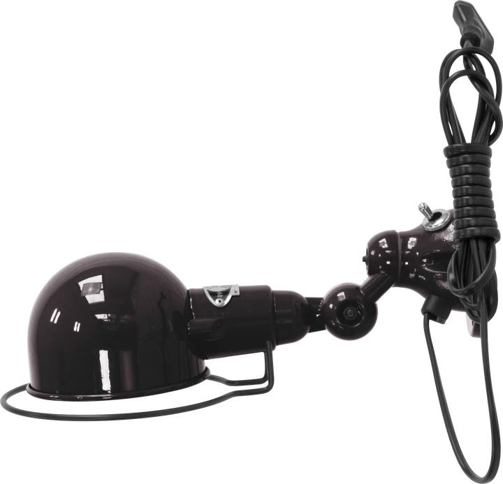 Signal Wall Sconce - SI300 - Glossy Finish - Jielde - Wall Sconces - With Plug & Cord - Black - RAL9011 - HORNE