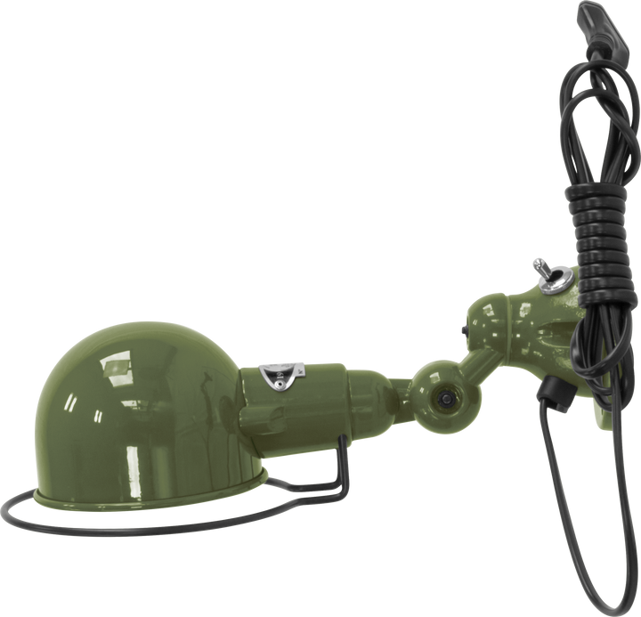 Signal Wall Sconce - SI300 - Glossy Finish - Jielde - Wall Sconces - With Plug & Cord - Olive Green - RAL6003 - HORNE