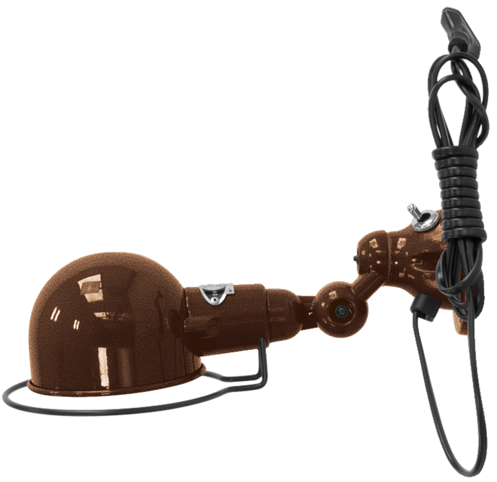 Signal Wall Sconce - SI300 - Glossy Finish - Jielde - Wall Sconces - With Plug & Cord - Hammered Copper - HORNE