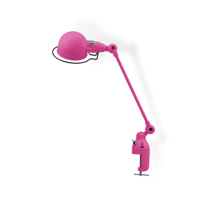 Signal 1 - Arm Clamp Lamp - SI312 - Jielde - Table + Task - Glossy - Pink - RAL4003 - HORNE