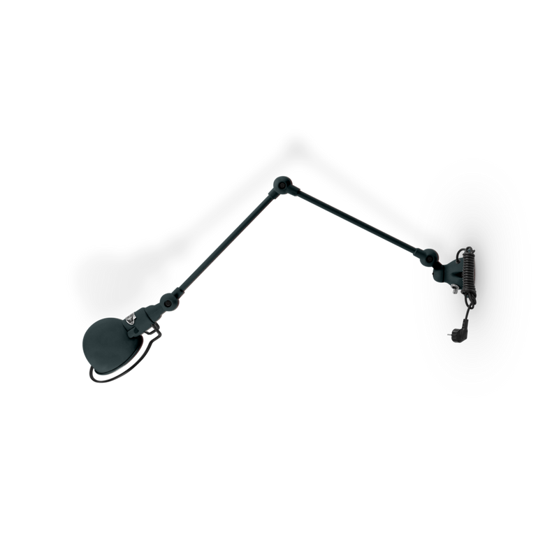 Signal 2 - Arm Wall Sconce - SI331CS - Plug & Cord - Jielde - Wall Sconces - Glossy - Apple Green - RAL6018 - HORNE