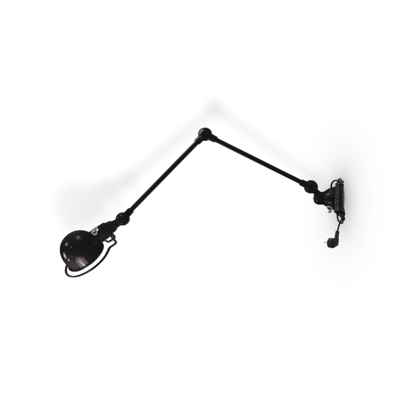 Signal 2 - Arm Wall Sconce - SI331CS - Plug & Cord - Jielde - Wall Sconces - Glossy - Apple Green - RAL6018 - HORNE