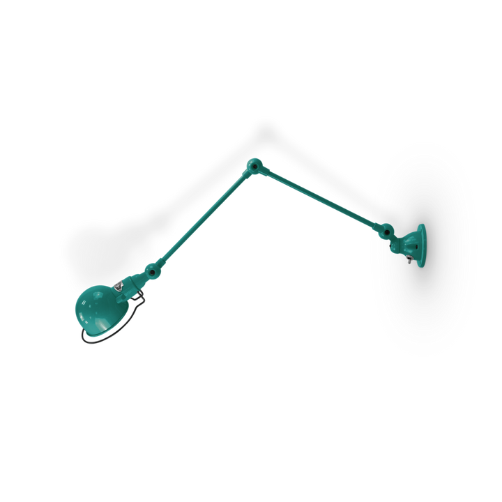 Signal 2 - Arm Wall Sconce - SI331 - Glossy Finish - Jielde - Wall Sconces - No Switch - Water Blue - RAL5021 - HORNE