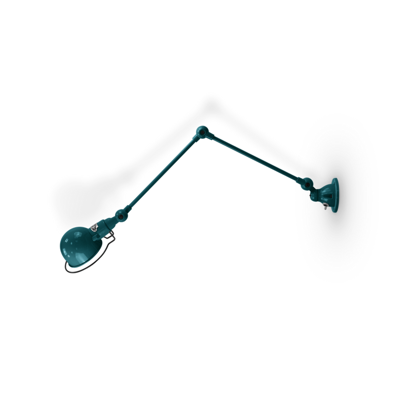 Signal 2 - Arm Wall Sconce - SI331 - Glossy Finish - Jielde - Wall Sconces - No Switch - Apple Green - RAL6018 - HORNE