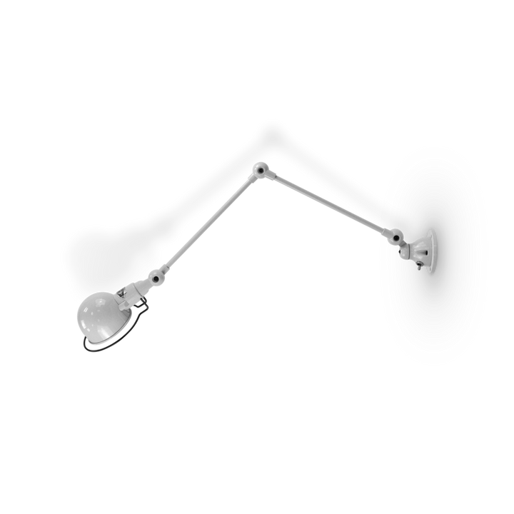 Signal 2 - Arm Wall Sconce - SI331 - Glossy Finish - Jielde - Wall Sconces - No Switch - Silver Grey - RAL9006 - HORNE