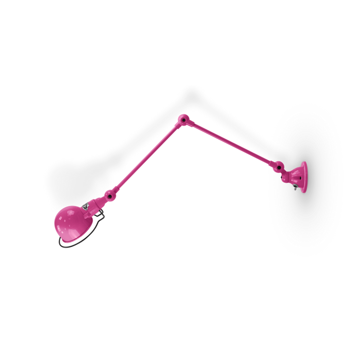 Signal 2 - Arm Wall Sconce - SI331 - Glossy Finish - Jielde - Wall Sconces - No Switch - Pink - RAL4003 - HORNE
